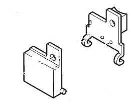 Halter HOUSING FOR MICRO SWITCH