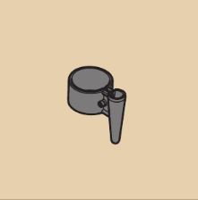 Saugrohrhalterung Ø 40 mm TUBEHOLDER D40