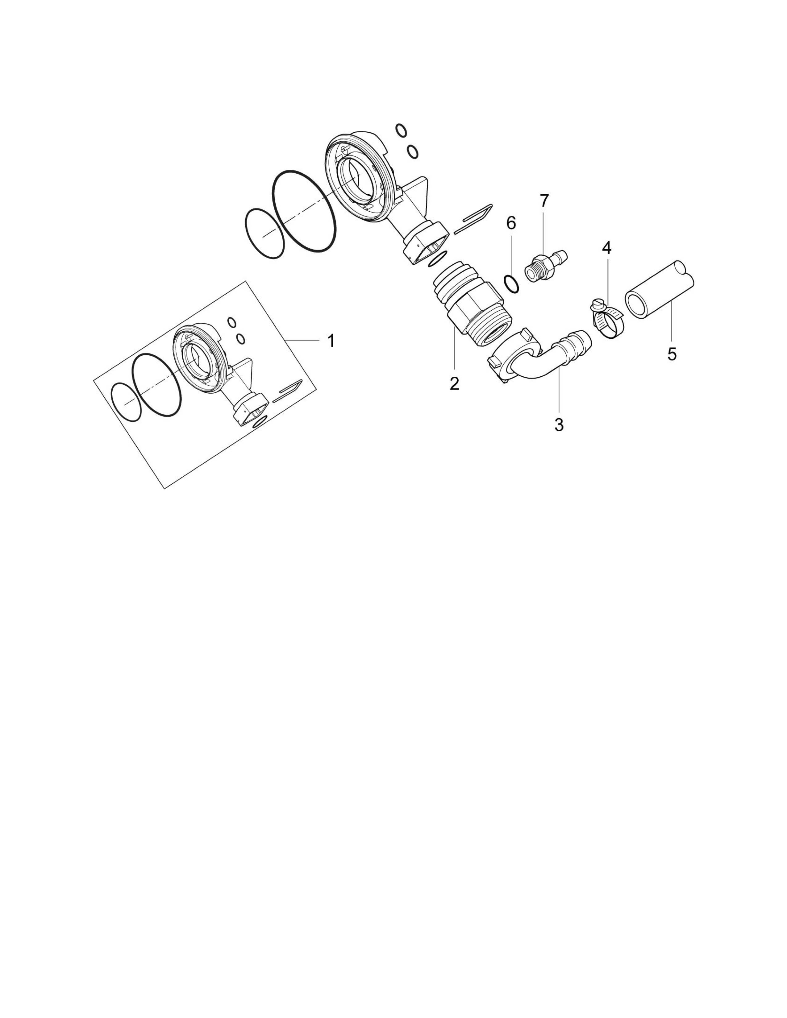 MH 4M-190-960 Wasserzufluss