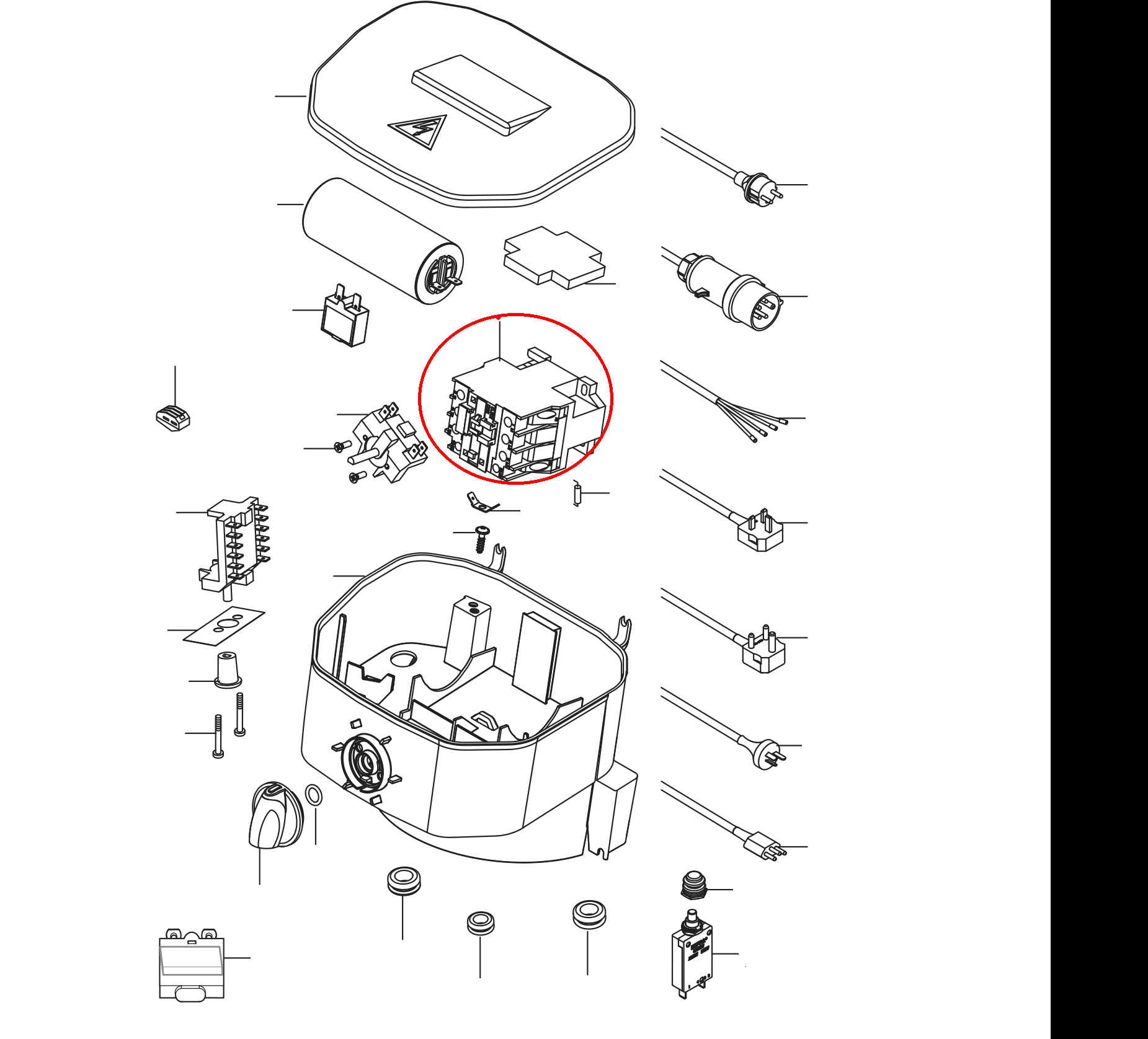 Schütz 3x200/230 V CONTACT 100-C16KF10 23