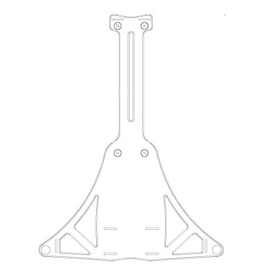 Rückenplatte GD5/10 HARNESS SUPPORT