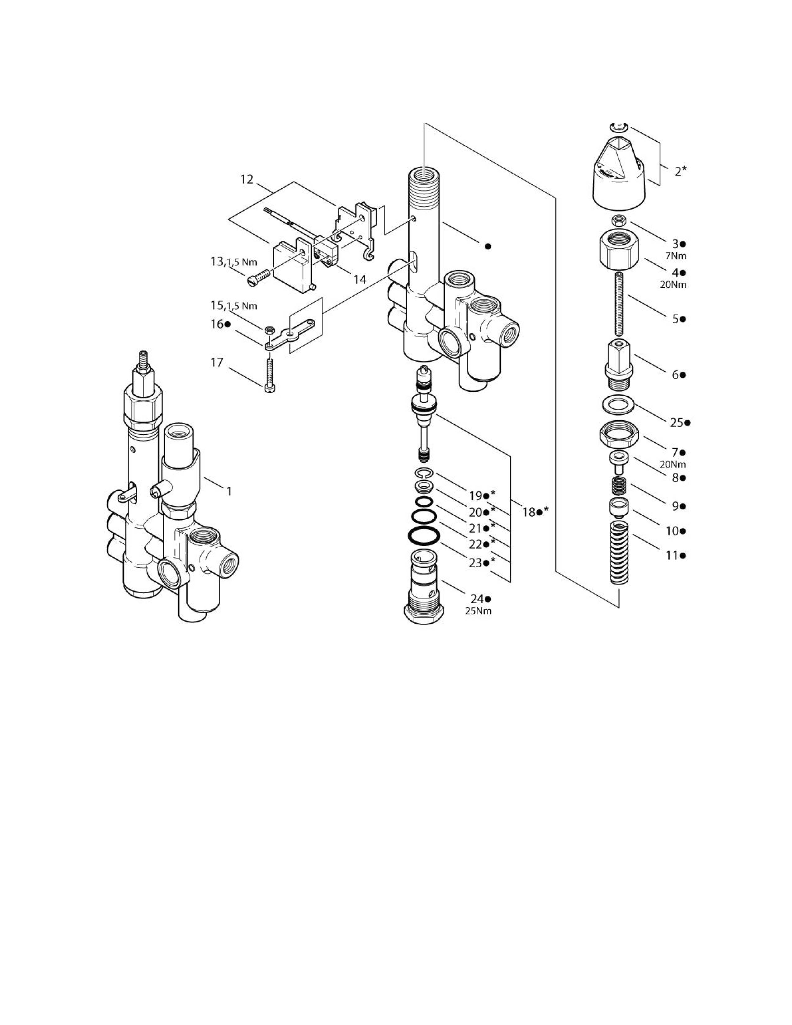MH 5M-150-750 E24 Sicherheitsregelblock (A) 