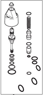 Reparatursatz Regelsicherheitsblock REPAIR KIT DISCHARGER VALVE Reparatursatz Regelsicherheitsblock REPAIR KIT DISCHARGER VALVE