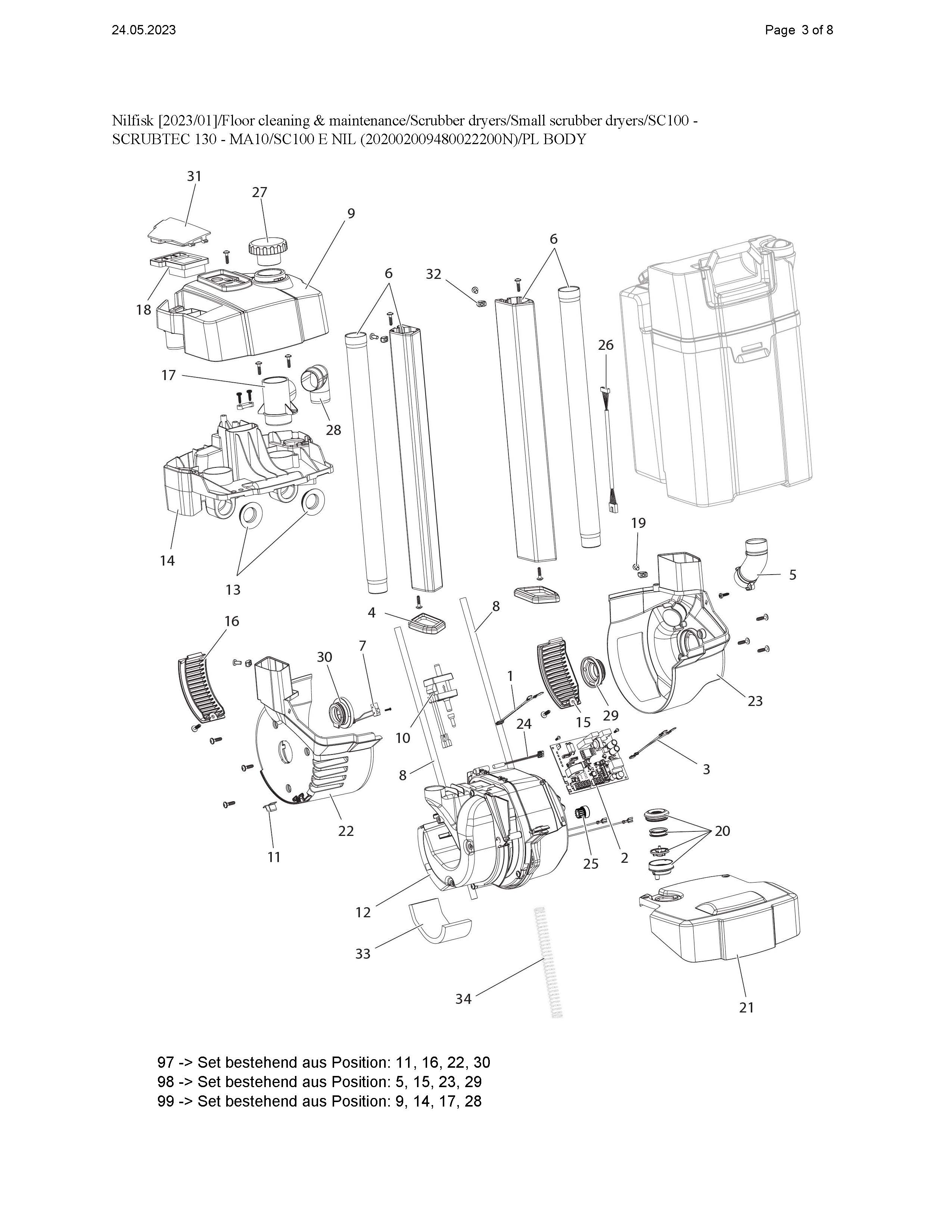 SC100-Korper SC 100 Körper
