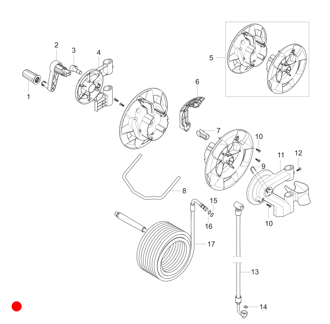 Schlauchaufroller MC3,MC4