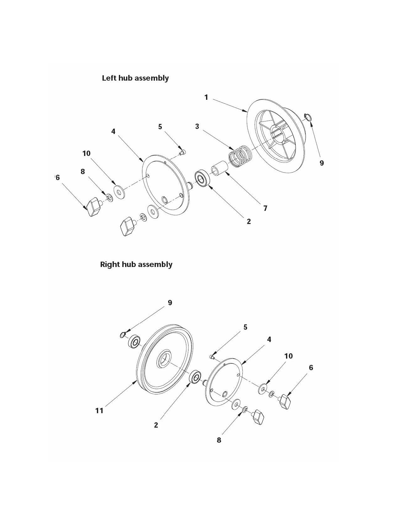 FLOORTEC-550-P-Hub-assembly-left-right