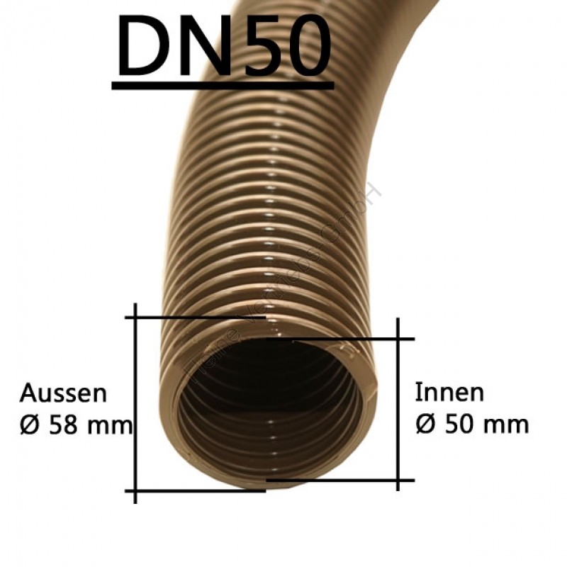ölbeständiger Saugschlauch, Ø 50 mm, Meterware HOSE Ø 50 OIL RESIST