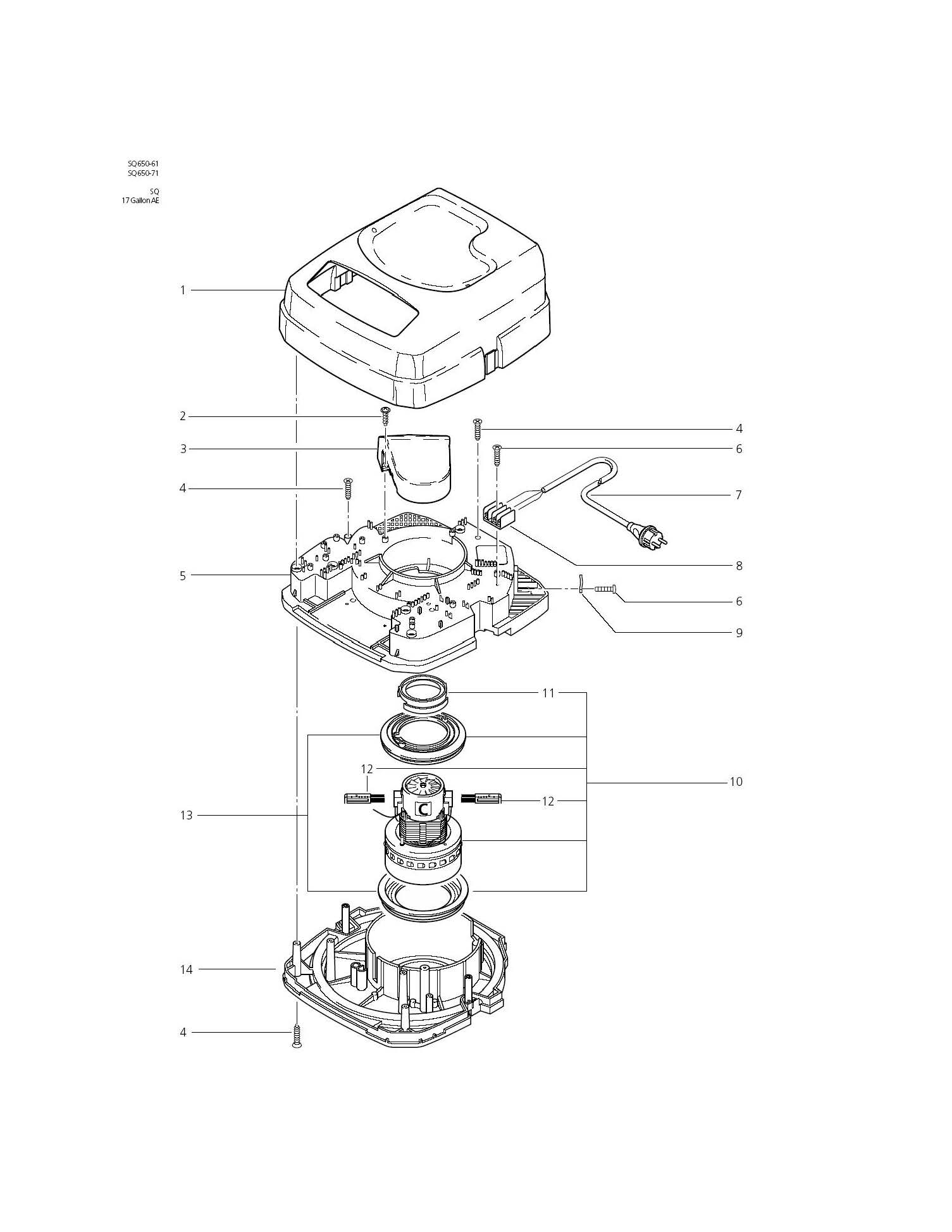 SQ-650-61-Motor