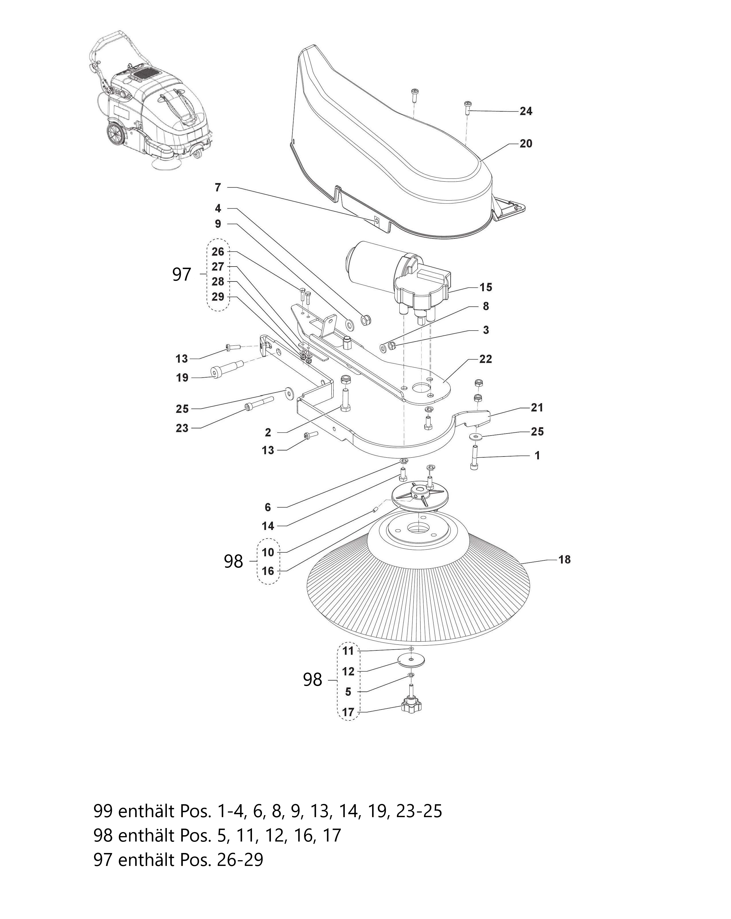 FLOORTEC-760-B-RIGHT-BROOM-komplett Floortec 760 B rechter Seitenbesen