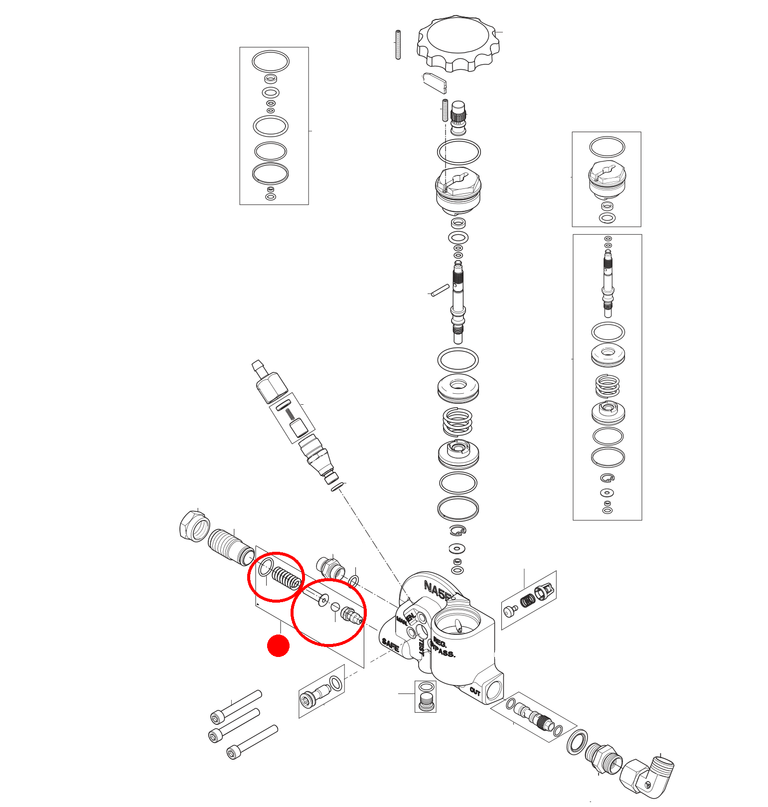 OPENING VALVE REP. KIT OPENING VALVE REP. KIT NA5 NA6 FA