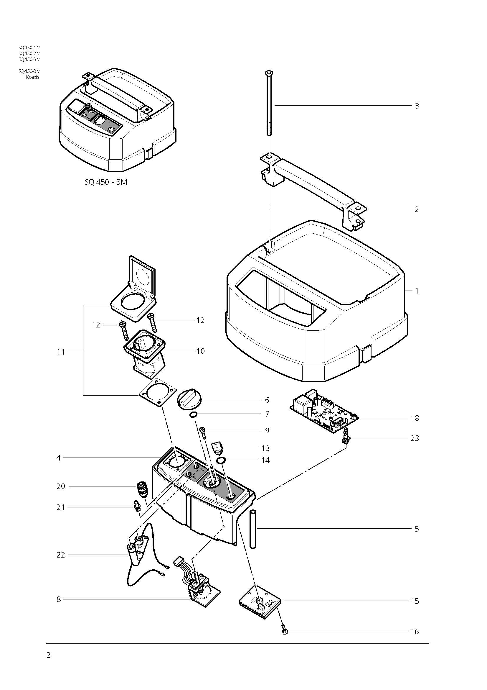 SQ450-1M-3M-Saugerkopf