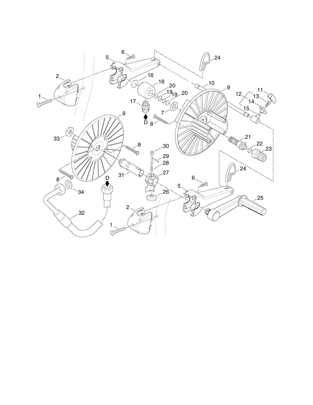 MC 5M 195 1000 DE  Schlauchtrommel