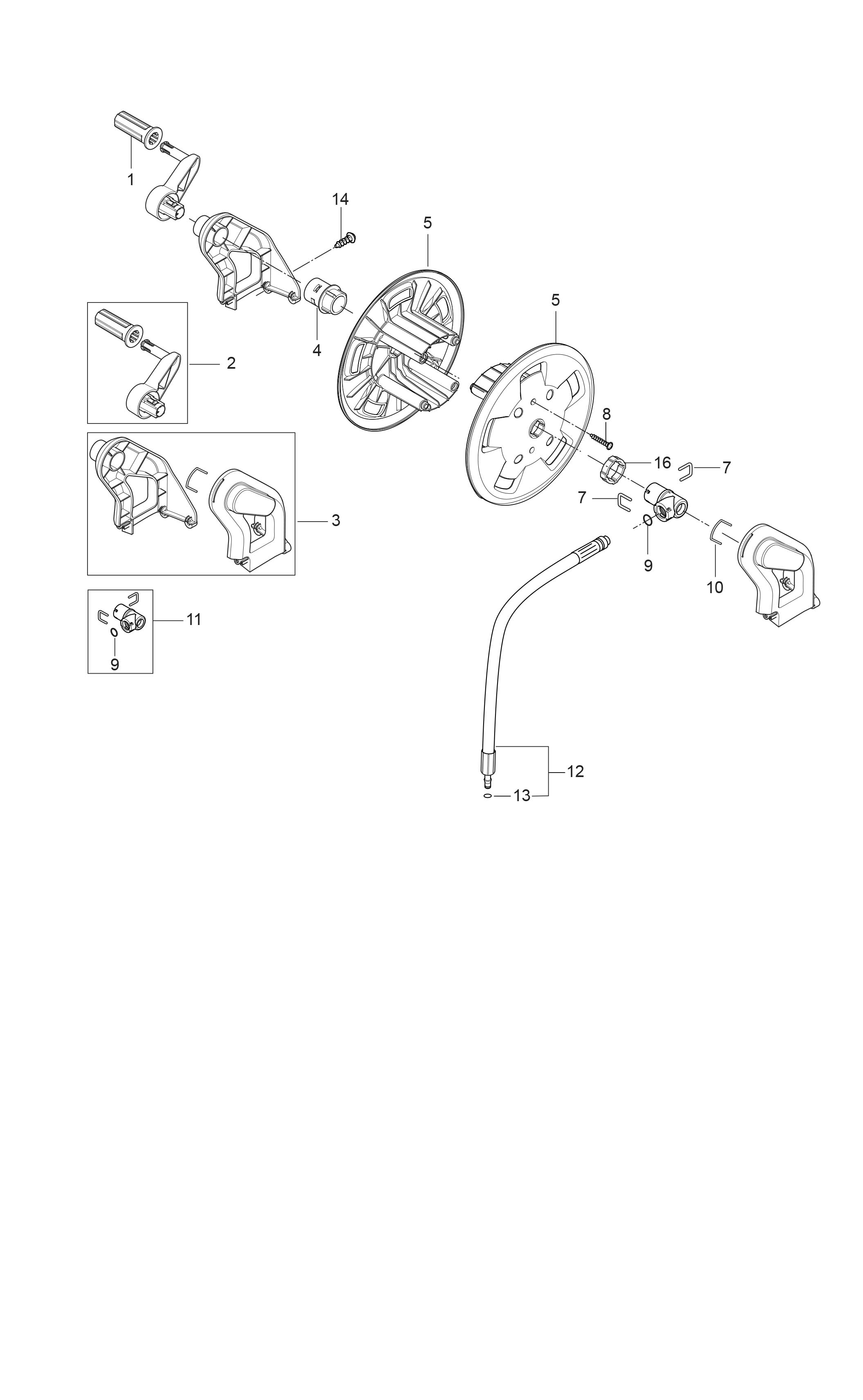 MC 2C-150/650 XT EU Schlauchtrommel MC 2C-150/650 XT EU Schlauchtrommel