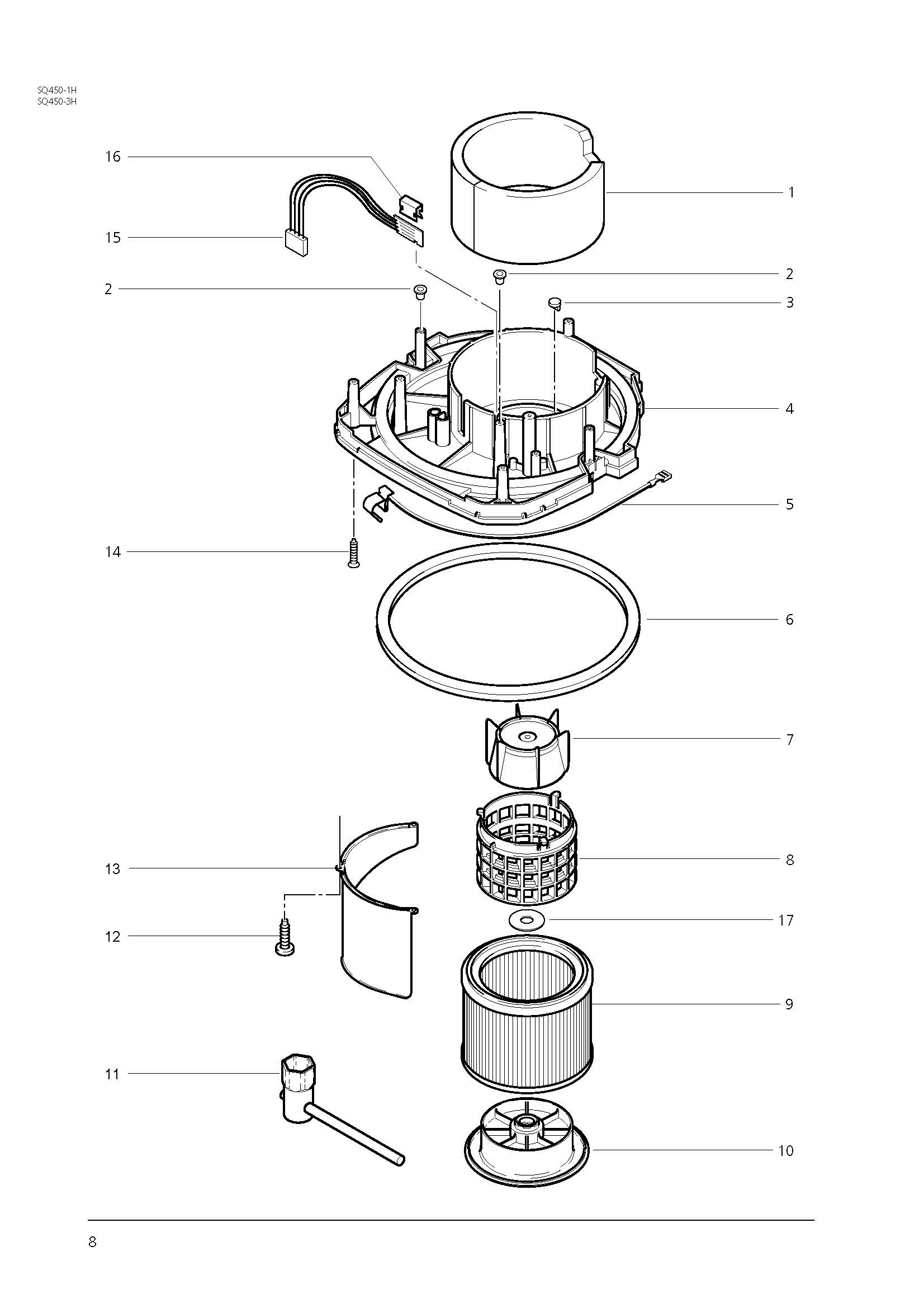SQ-450-1H-3H-Filter