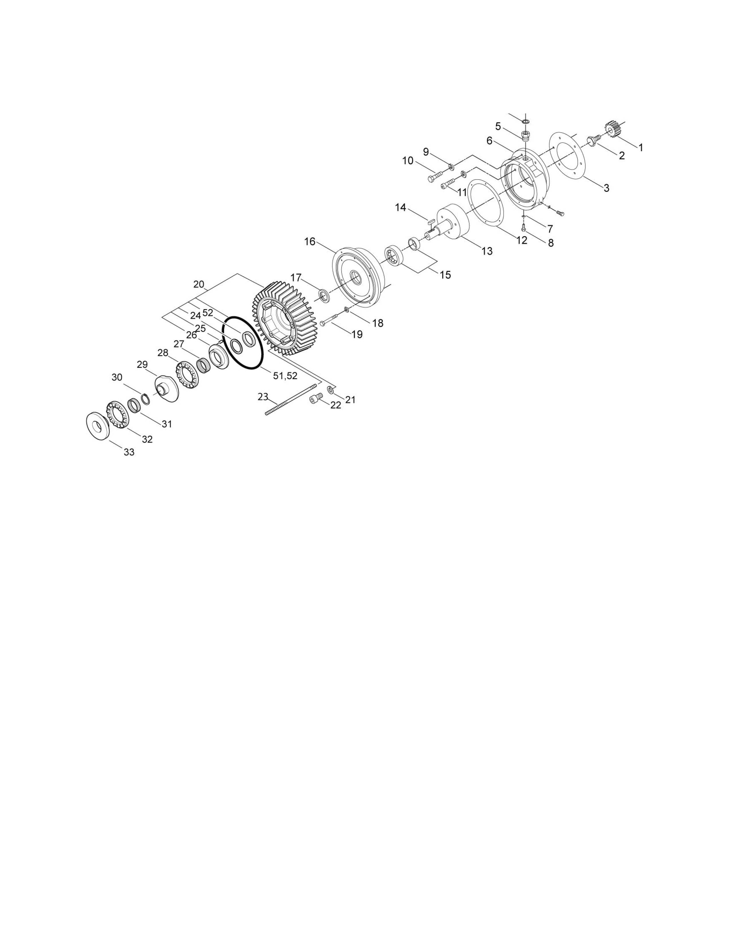 MH 7P-200-1200 DE Motor C3 