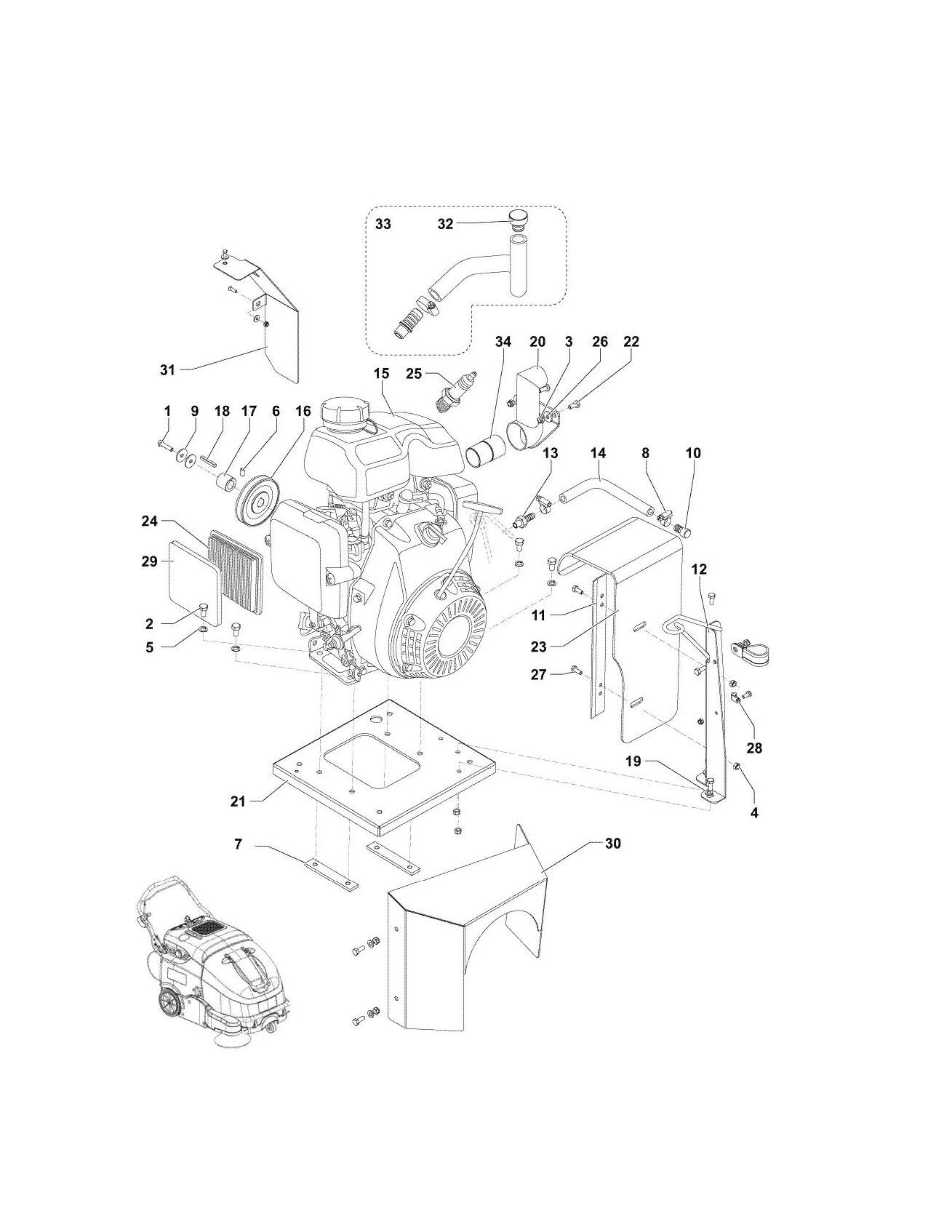 FLOORTEC-760-B-ENGINE-SYSTEM Floortec 760 B Motorsystem