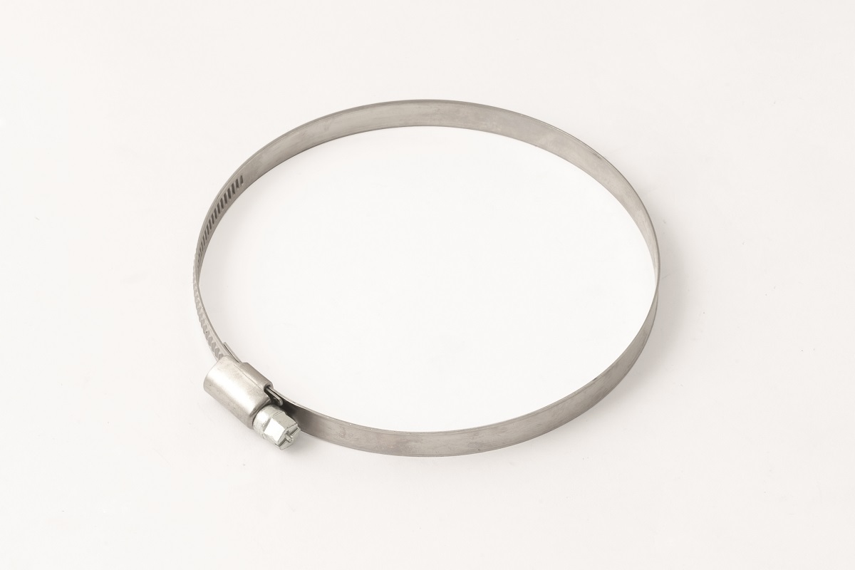 Schlauchklammer aus VA für Ø 70-100mm Schläuche TIE D90-110 Schlauchklammer aus VA für Ø 70-100mm Schläuche TIE D90-110