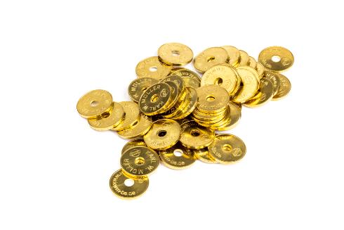 Wertmarke 26,0x2,3 VPE 50 Stk. TOKENS Ø26.0X2.3 SET-50 Ø6 HOLE