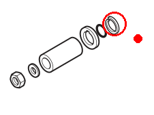 Stützring 8x11x1 SUPPORTING RING Ø8X11X1 PTFE
