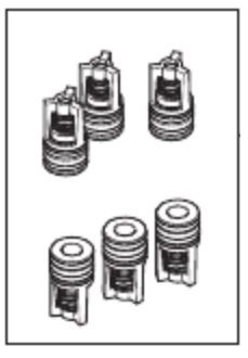 Ventil (6Stk.) VALVE SYSTEM REPARE KIT