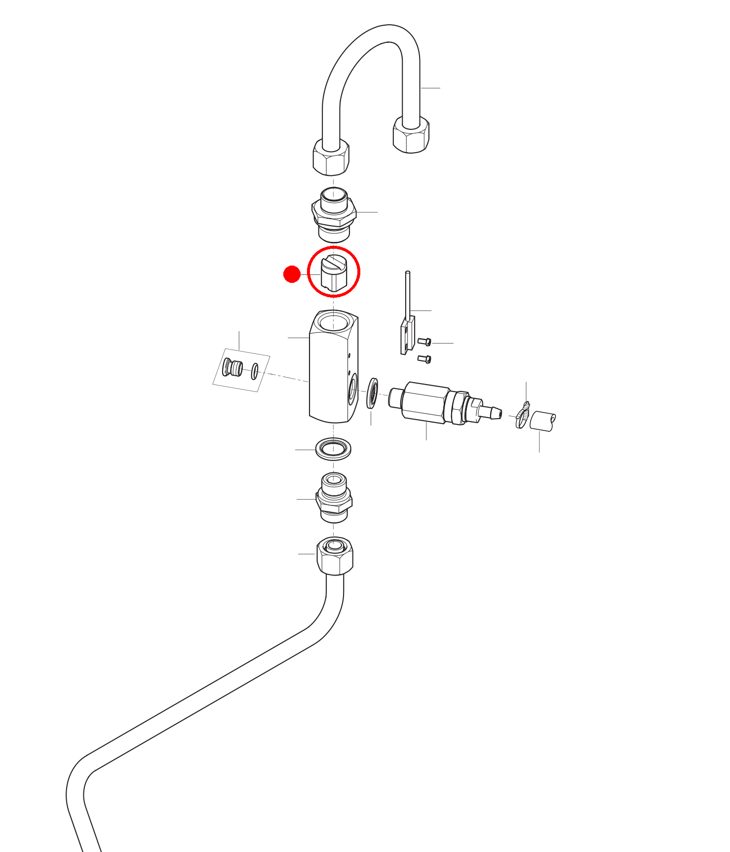 Magnetgehäuse komplett MAGNET HOUSING CPL. KIT