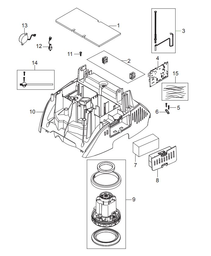 VHS 40/42 HC IC Motor