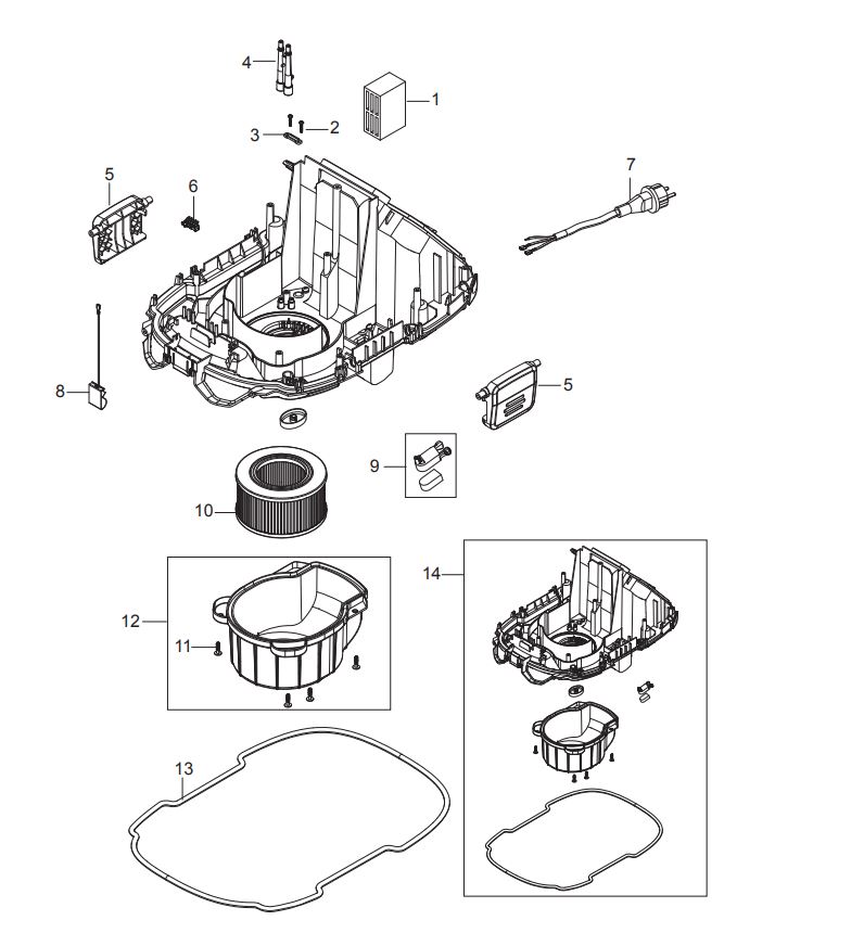 VHS 40/42 HC PC Motor