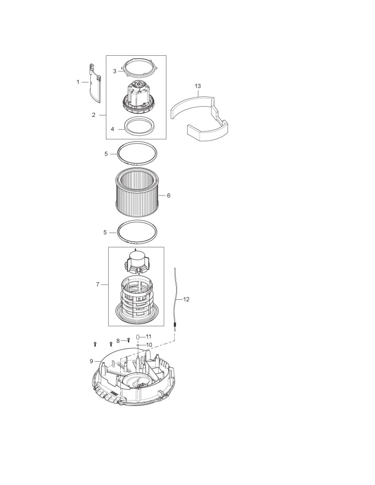 AERO 26-2L Filter & Motor