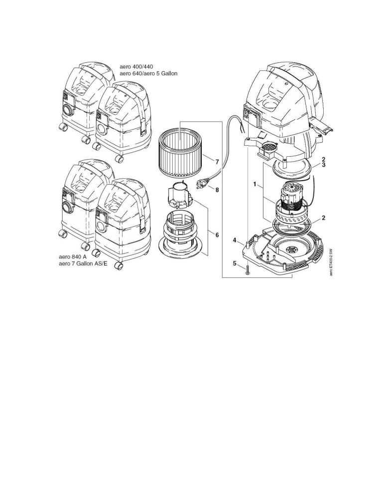 AERO 400 Filter & Motor