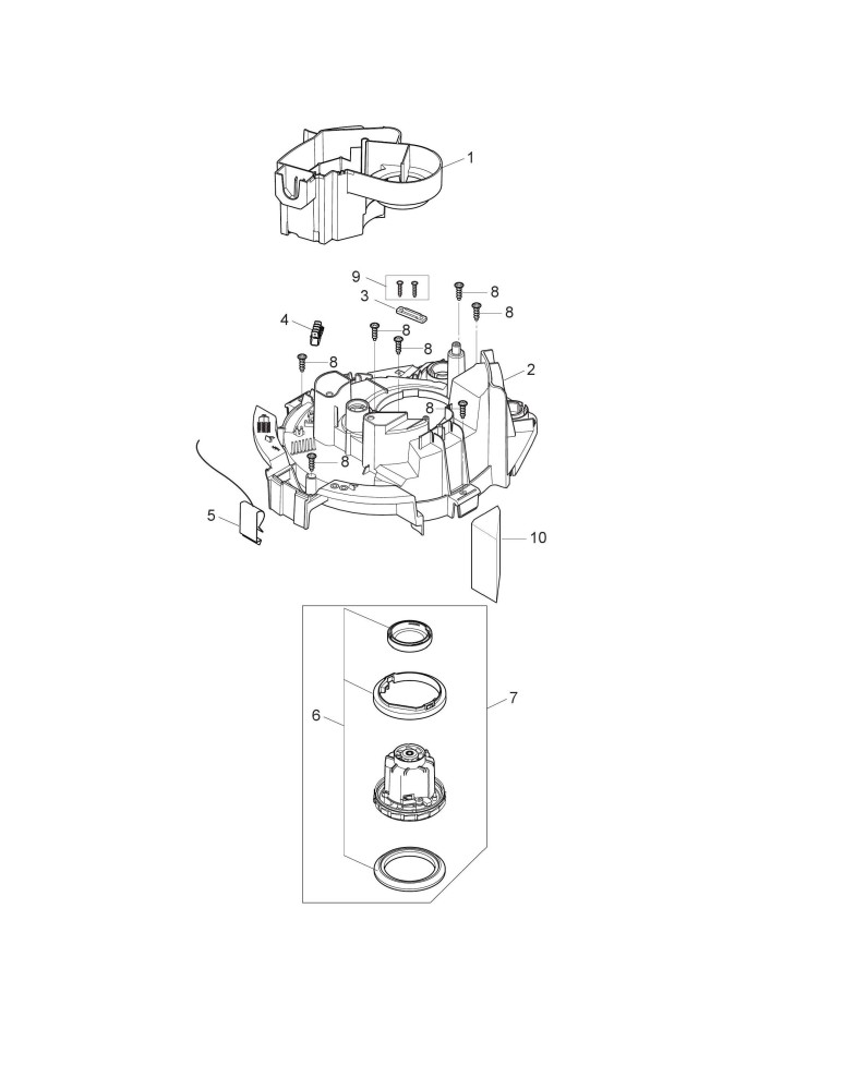 Motor Attix 30-21 PC