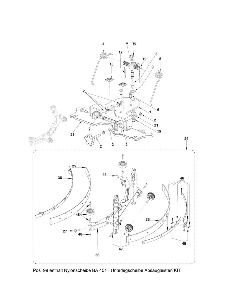 CA 551 Abstreifsystem 