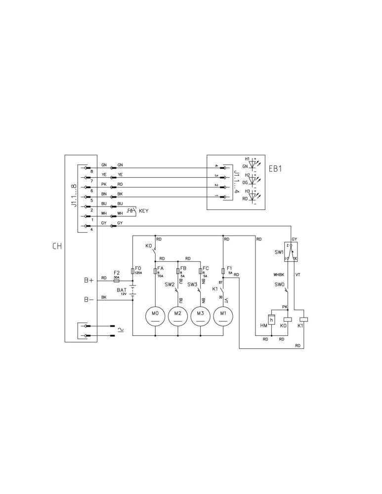 Floortec 760 B Schaltplan