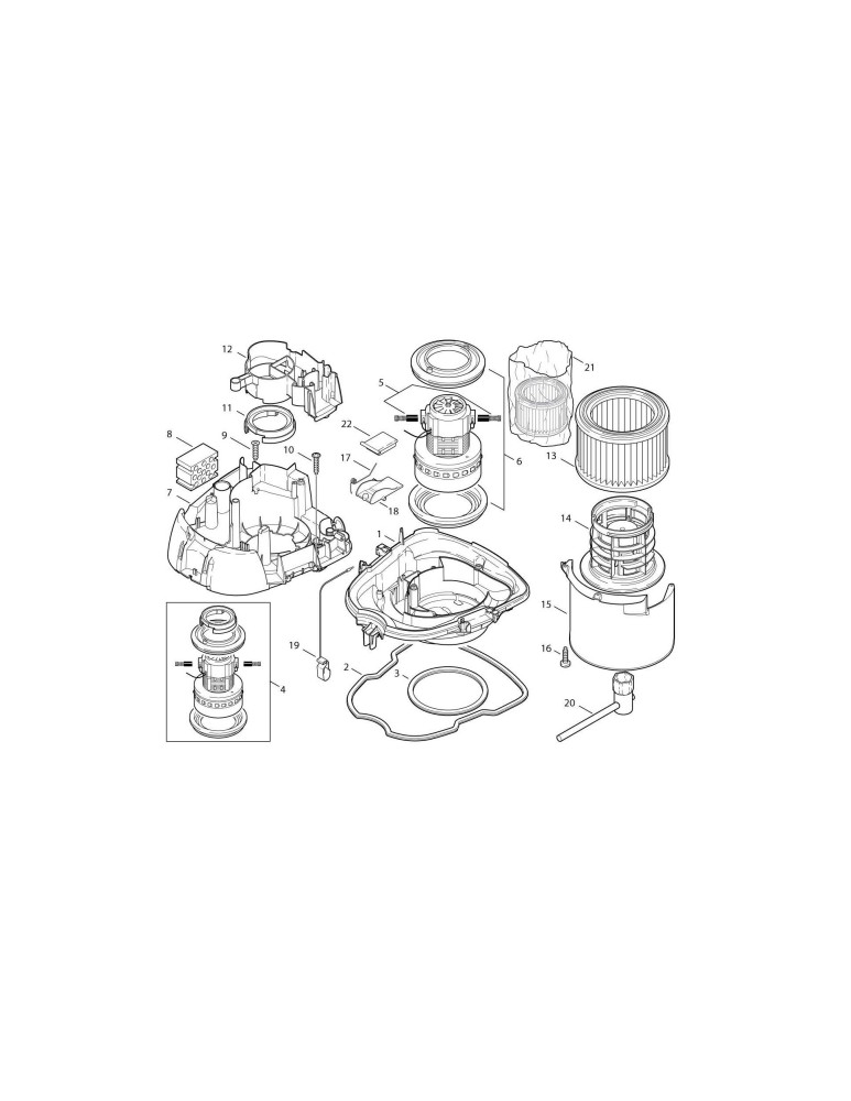 IVB 3 H Motor & Filter