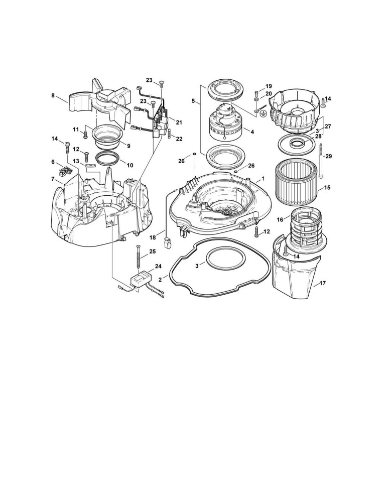 IVB 7 X Atex Z22 Motor & Filter