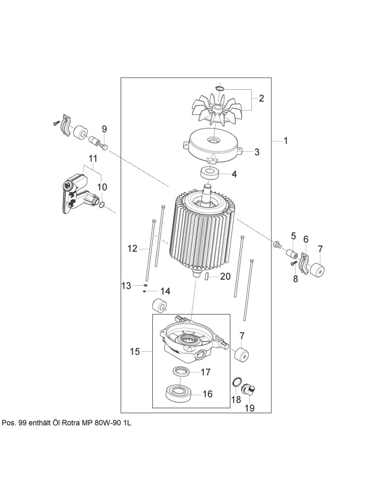 MC 3C 170 820  Motor