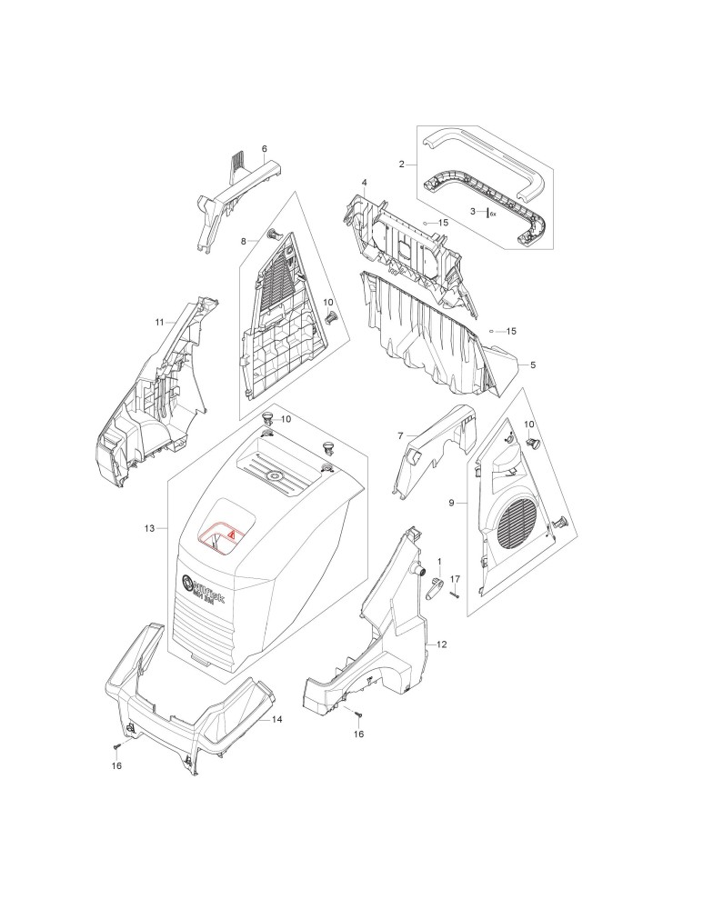 MH 4M-200-960 FAX Verkleidung 