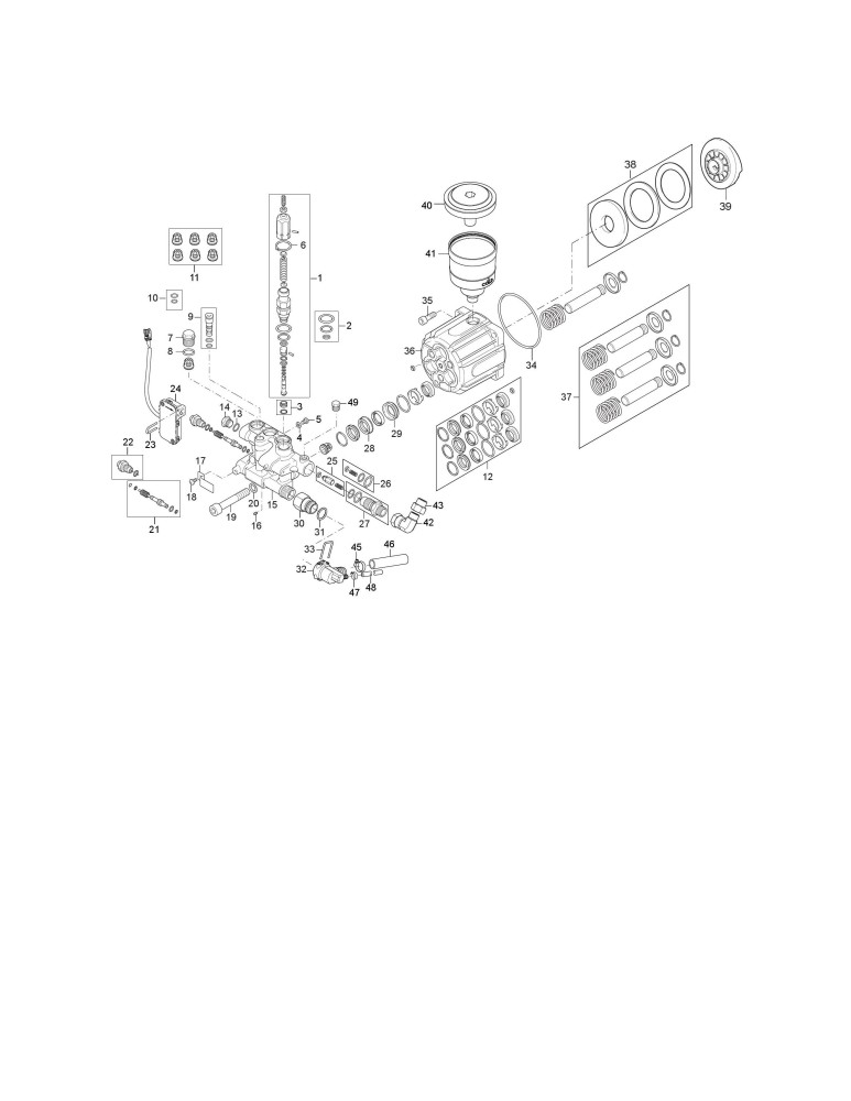 MH 3M-160-770 PAX Pumpe ohne easy start und ohne Injektoren