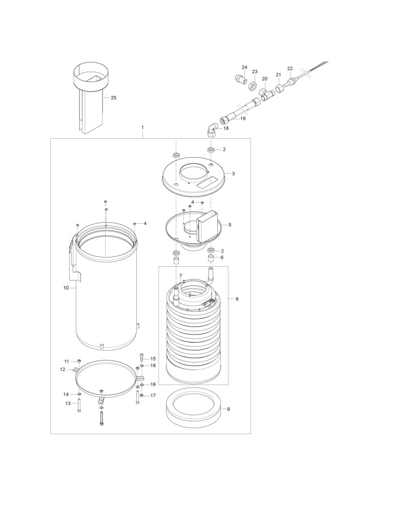 MH 4M-200-960 FAX Kessel b2,5