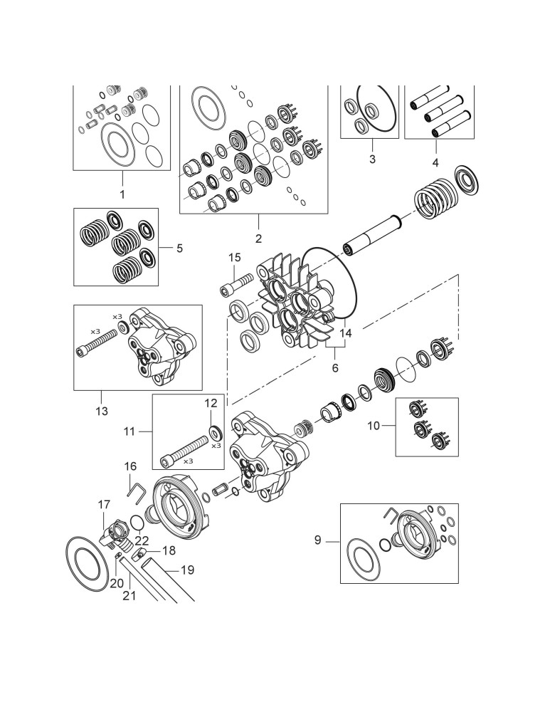 MH 4M-200-960 FAX Zylinderblock 