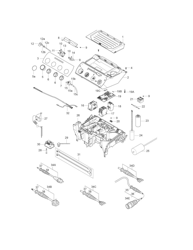 MH 4M-200-960 FAX Elektrokasten