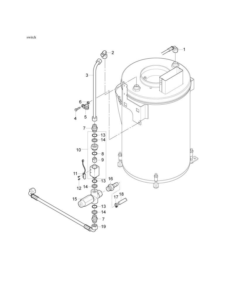 MH 2M-140-600 Verteiler, Strömungsschalter