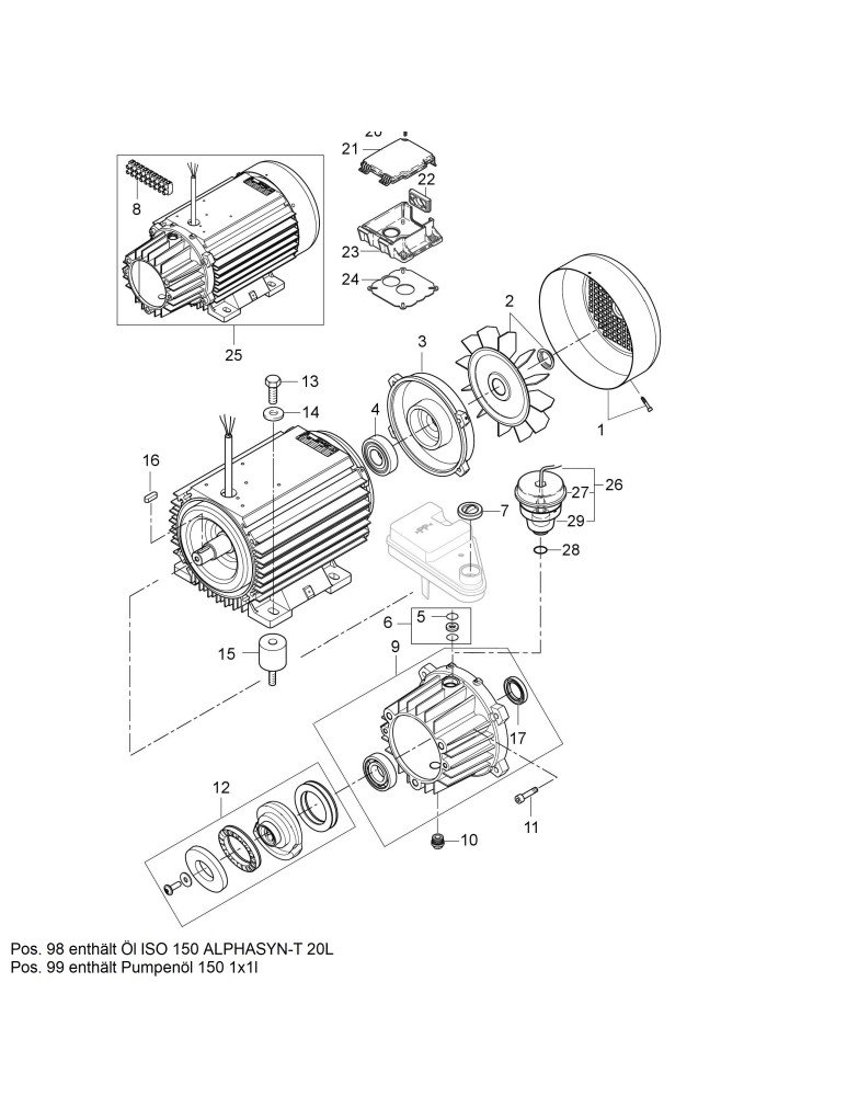 MH 4M-200-1010 Motor 