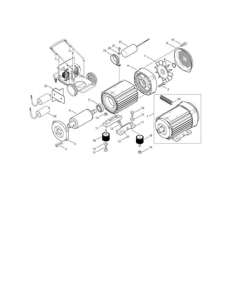 MH 5M-200-1080 XP Motor 