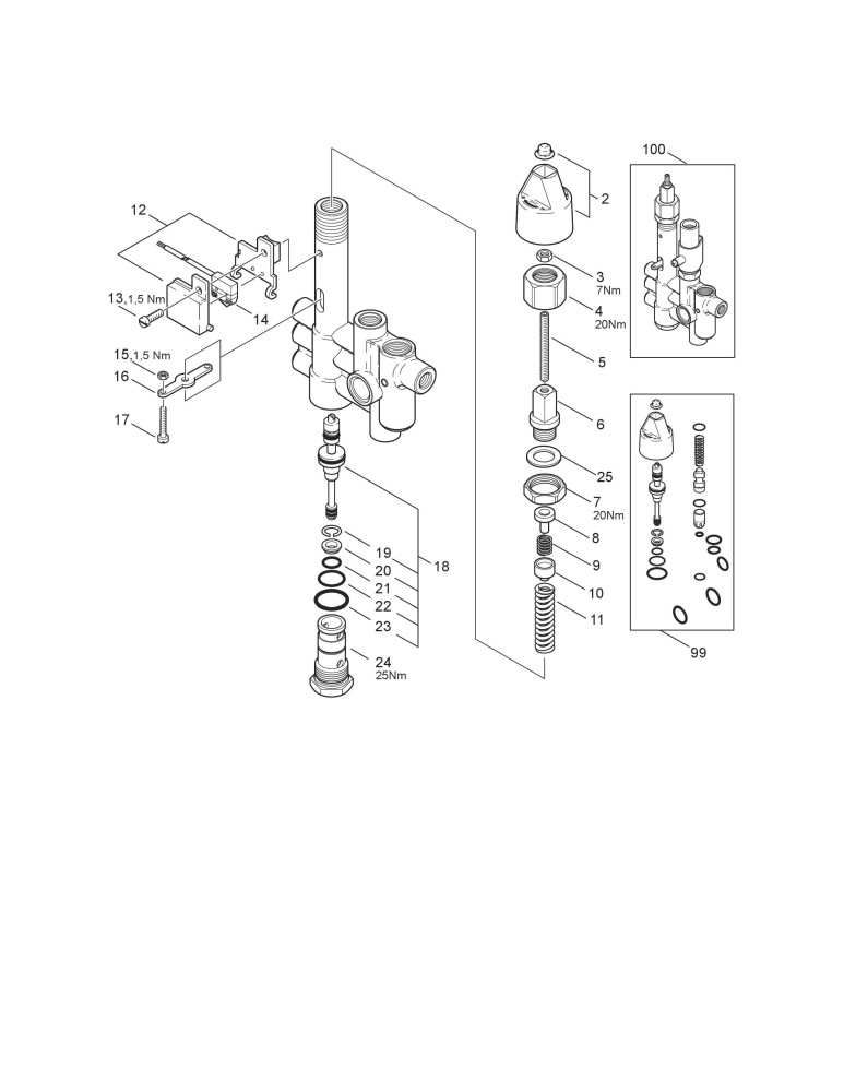 MH 5M-200-1080 XP Sicherheitsregelblock A