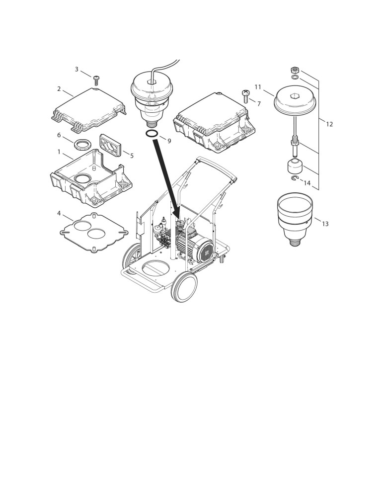 MH 7P-175-1260 Elektrokasten (Motor) +