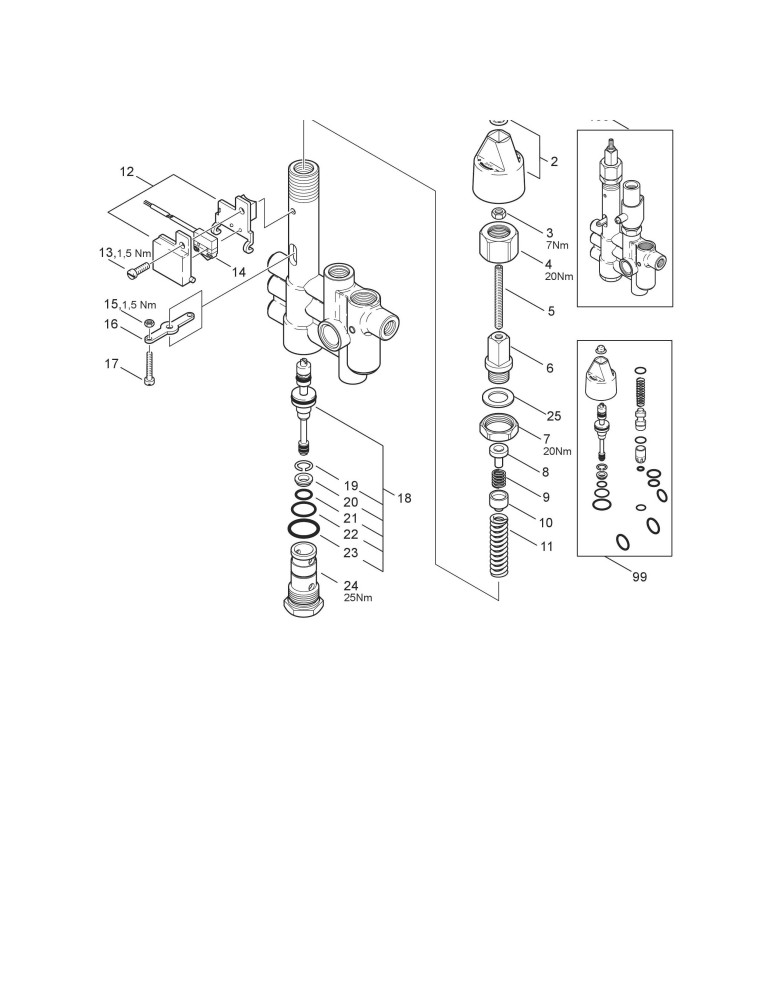 MH 7P-175-1260 P Regelsicherheitsblock Teil A