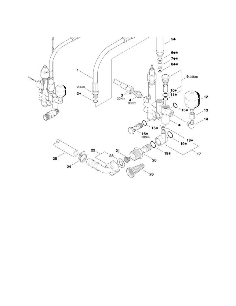 MH 5M-150-750 E12 Sicherheitsregelblock (B)