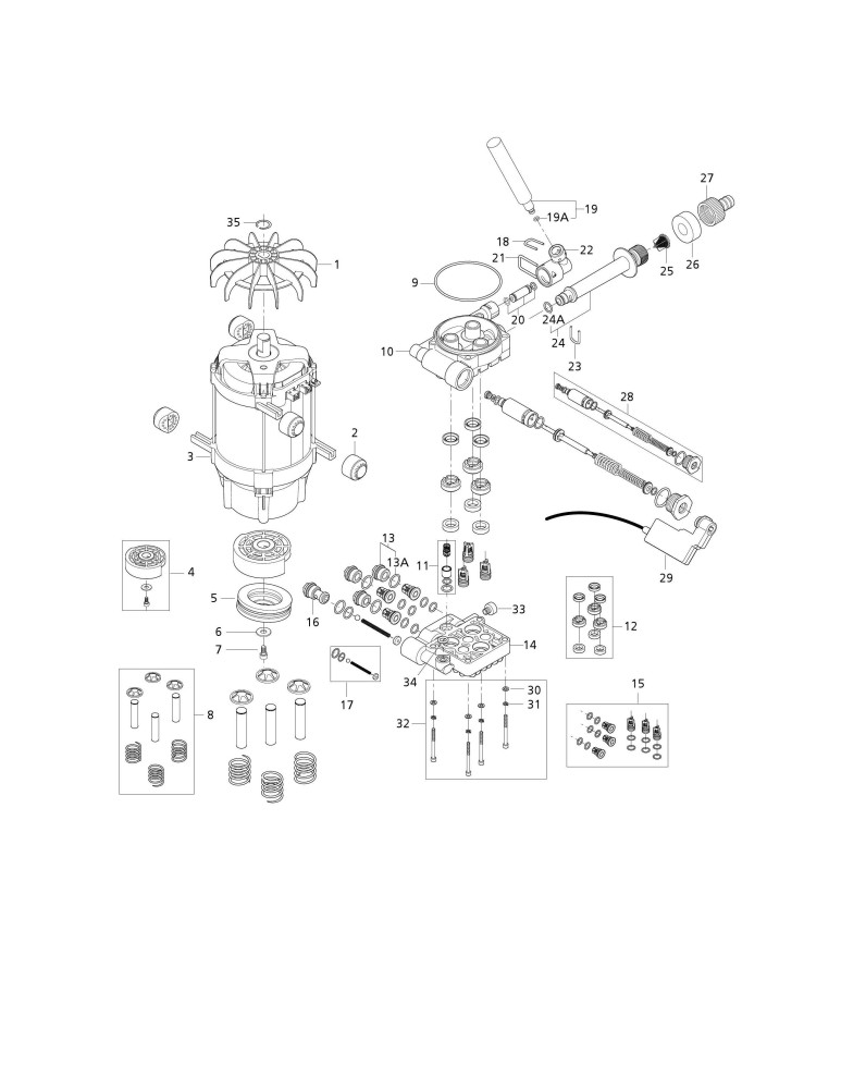 POSEIDON 1-20 Motor und Pumpe 