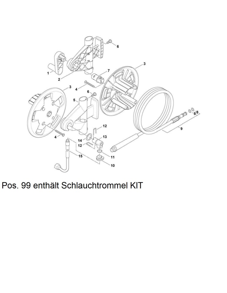 POSEIDON 4-41 Schlauchtrommel   