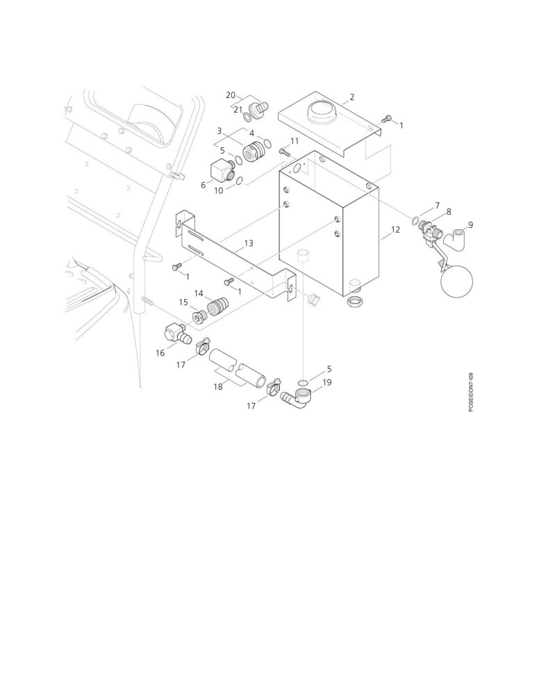 POSEIDON 7-59 Wassertank 